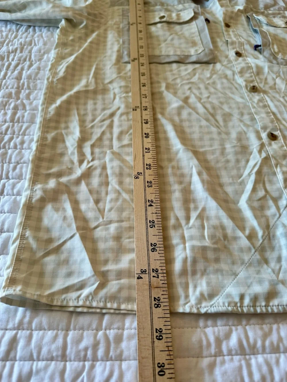 ✨SOLD✨Patagonia Boat & Beach Shirt | L |Oversized Cover-Up Neutral Coastal - Picture 13 of 13
